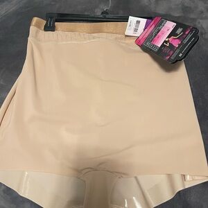 Maidenform High Waist Firm Control Brief in Beige